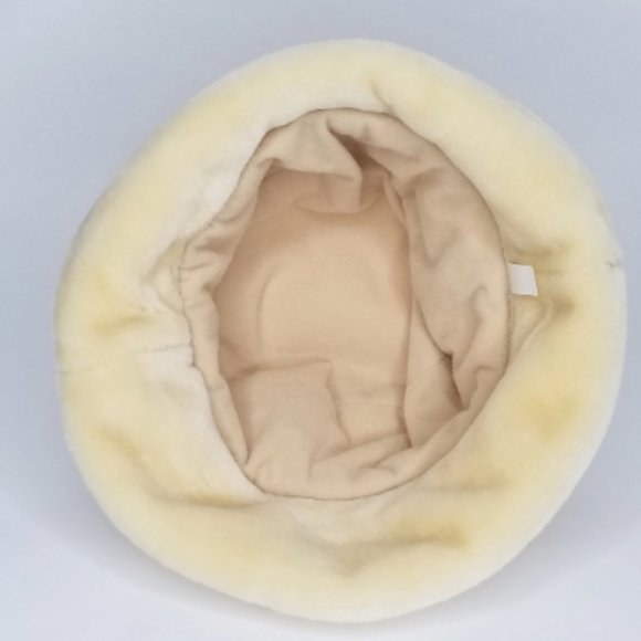 Vintage Teddy Bear Fuzzy Winter Hat/Bucket Hat Kids Youth Size Small 90s - Picture 7 of 8